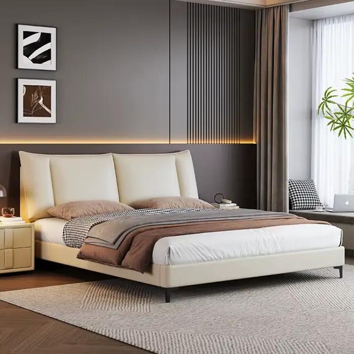 Tables de chevet lit de rangement Unique rembourré Double têtes de lit chambre luxe Muebles Para dortoir meubles accessoires