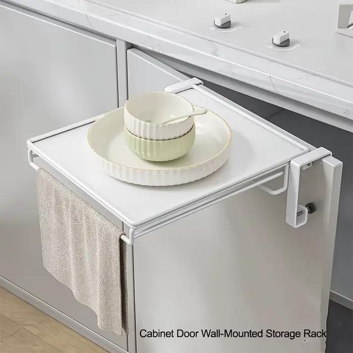Étagère pliable pour porte d'armoire – Rangement de comptoir et panneau de séparation