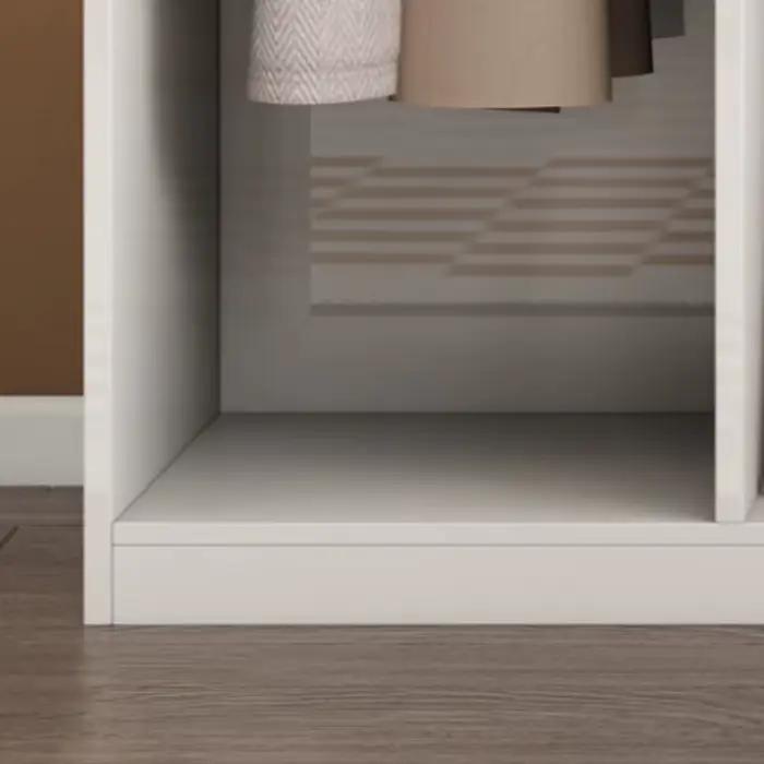 Armoire moderne à cannelures