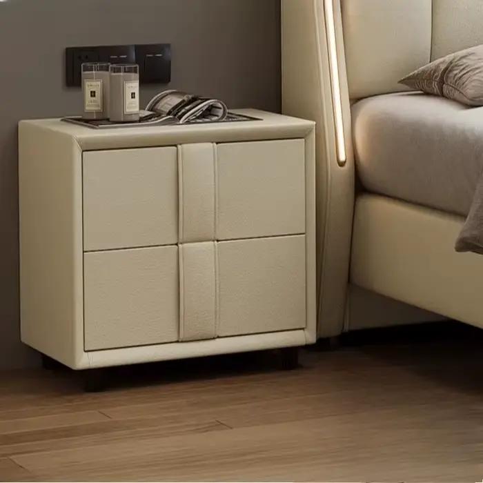 Ensemble de meubles de chambre à coucher beige
