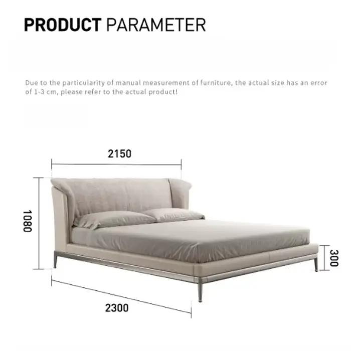 Lits et cadres de lit de luxe italiens pour chambre à coucher
