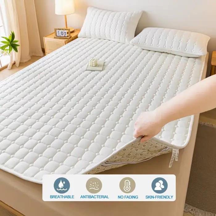 Housse de matelas douce matelassée