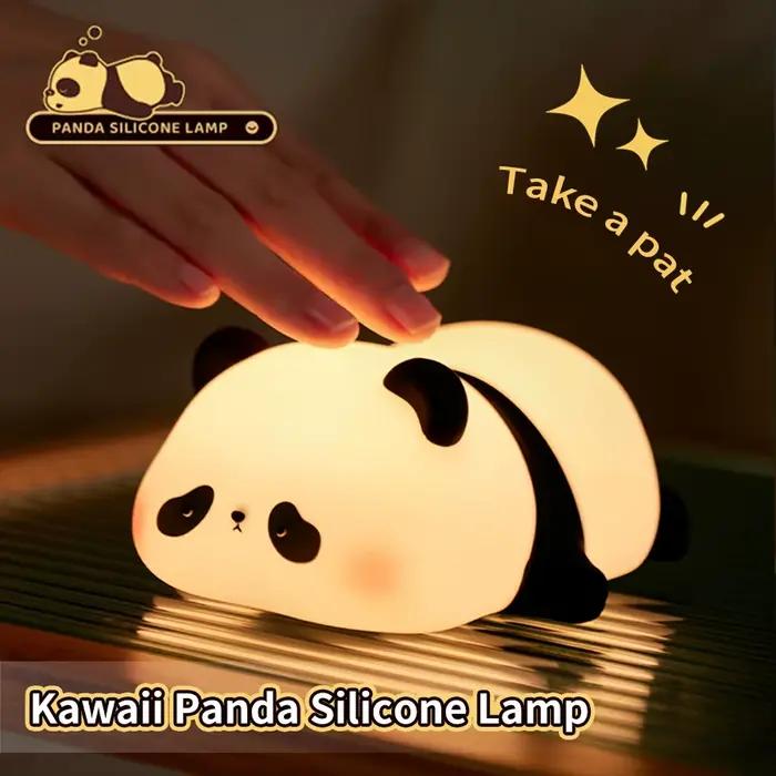 Veilleuse LED en Forme de Mouton, Lanterne Rechargeable, Dessin Animé Mignon, Décoration de Chambre à Coucher, Lampe de Table de Bureau, Cadeau d'Anniversaire pour Enfant