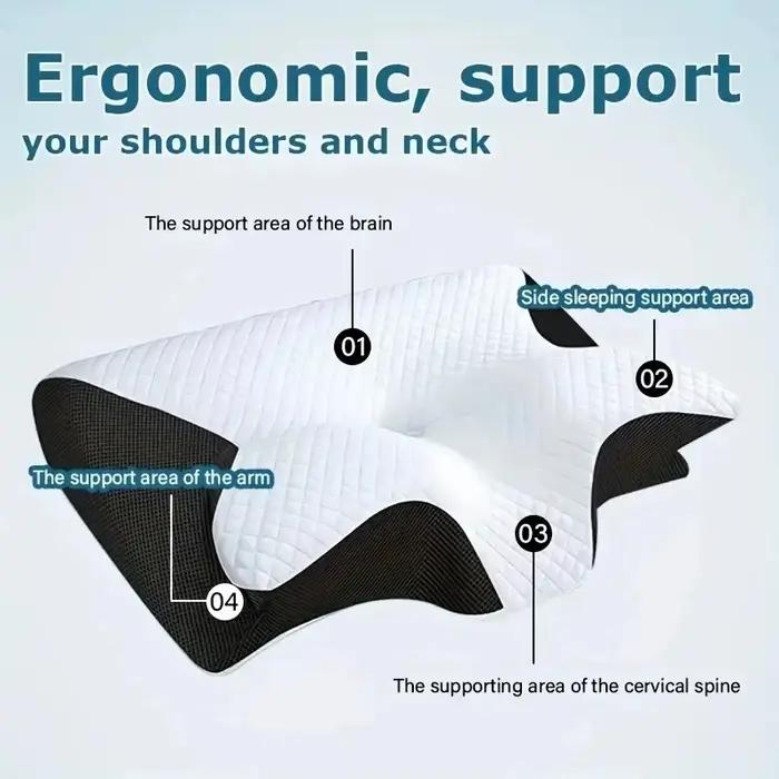 Oreiller cervical en mousse à mémoire de forme