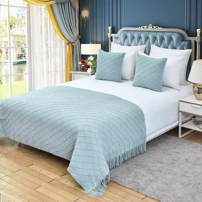 1 pièce Couvre-lits, Chemins de lit et Jetés de lit modernes à franges