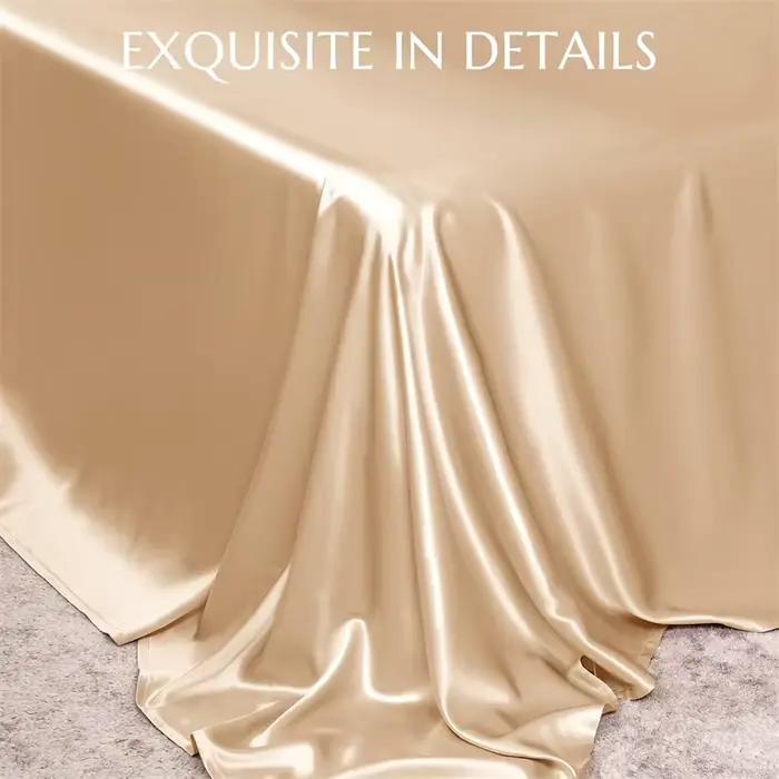 Drap plat 100% soie