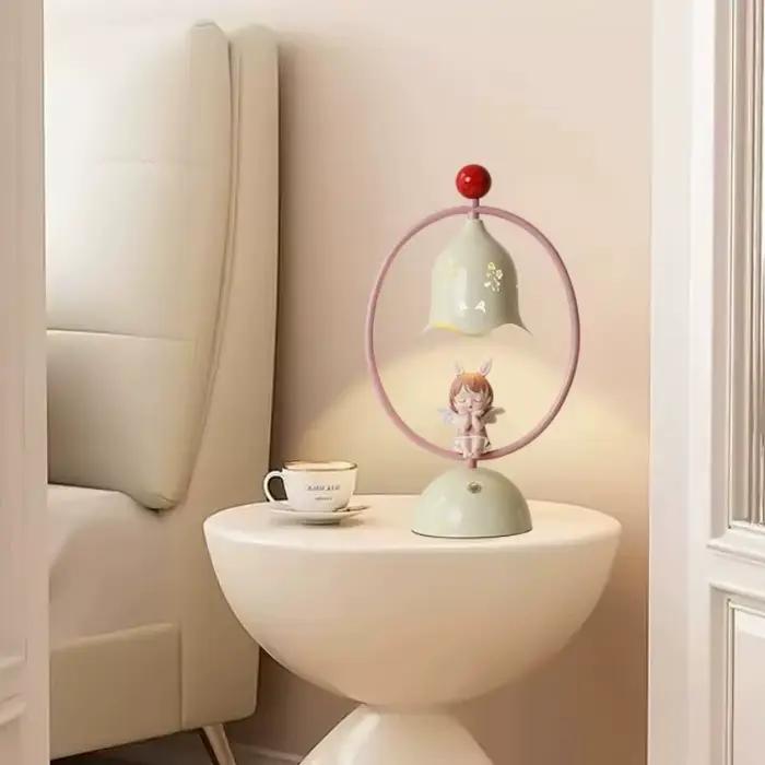 Nouvelle lampe suspendue de chevet de chambre à coucher style beurre