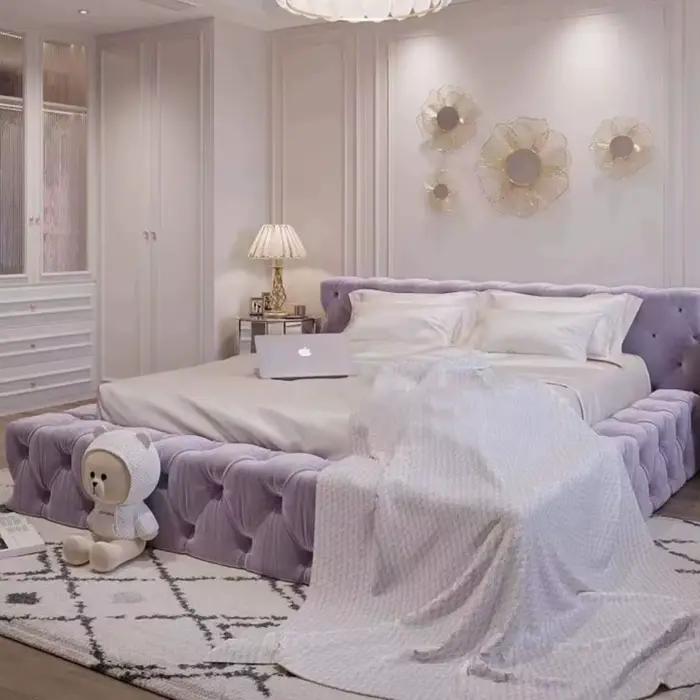 Lit de luxe européen confortable