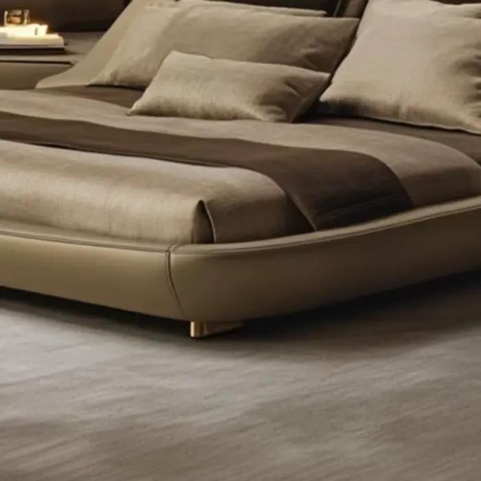 Lit King Size Moderne de Luxe : Conception Innovante