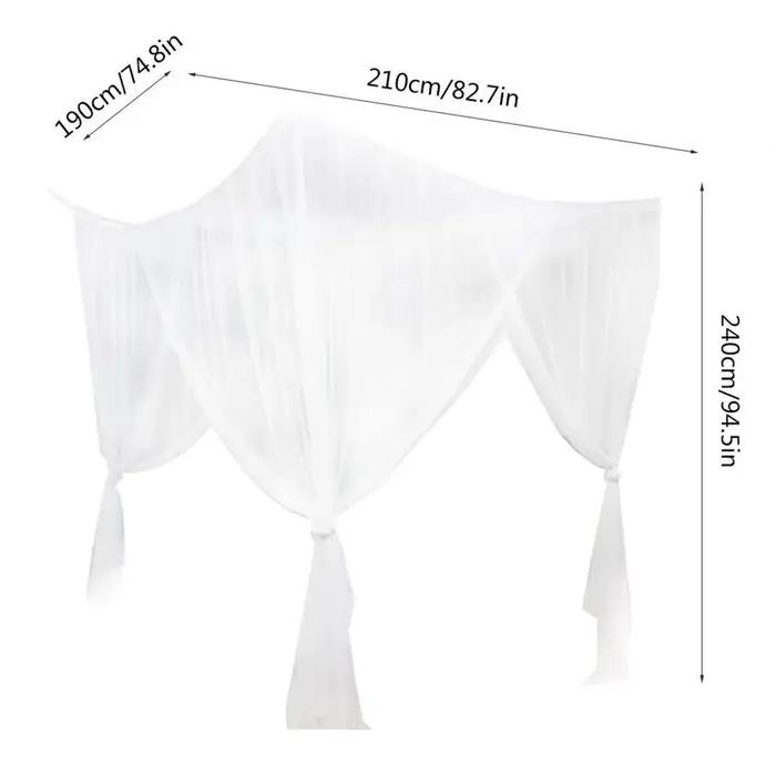 Rideaux en filet pour chambre à coucher