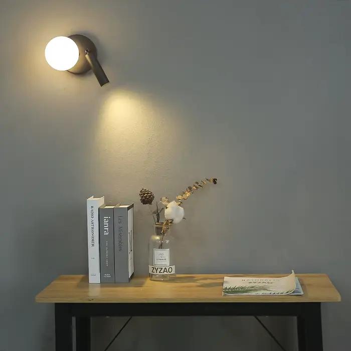 Applique Murale LED Rotative au Design Nordique Moderne
