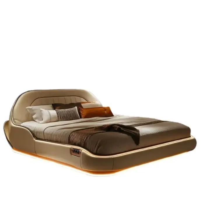 Luxueux Queen tête De lit cadre ensemble transformer sommeil Spaceto confortable retraite Camas De dortoir Cama Casal décoration De la maison