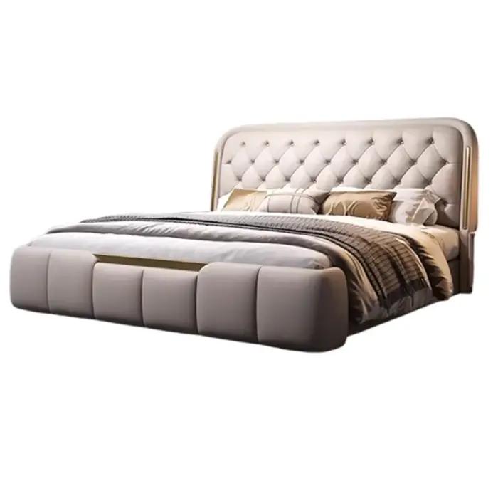 Tête de lit en cuir européen de luxe