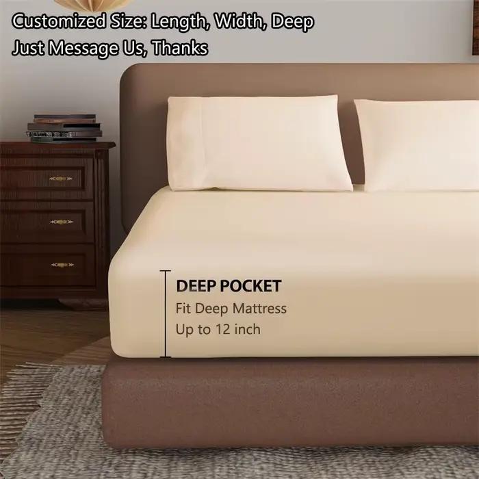 Drap-housse en coton égyptien ultra doux et confortable