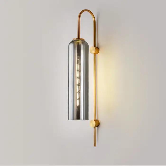 Applique Murale LED en Verre au Design Nordique Moderne