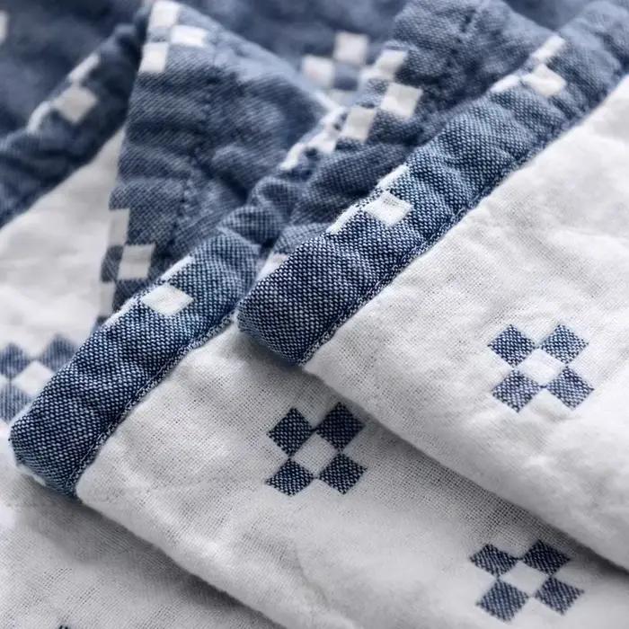Couverture décontractée japonaise en coton pour lits