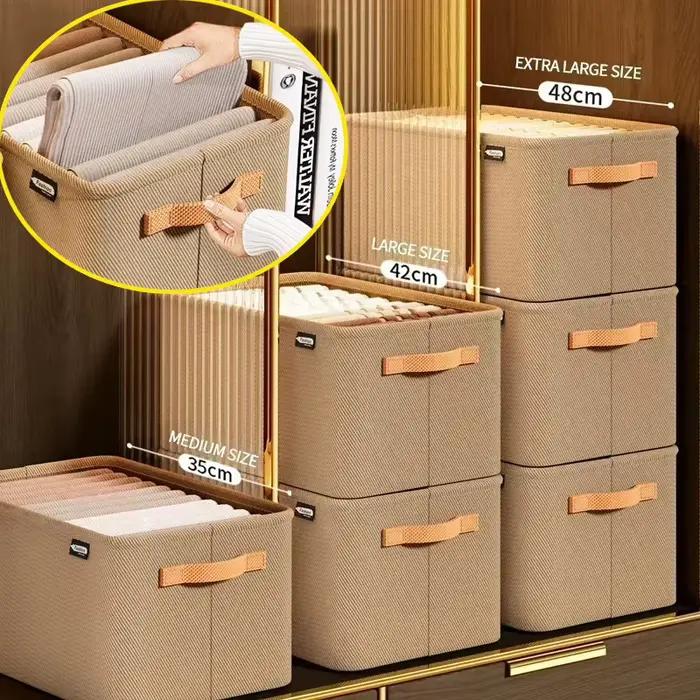 Boîtes de rangement pour vêtements
