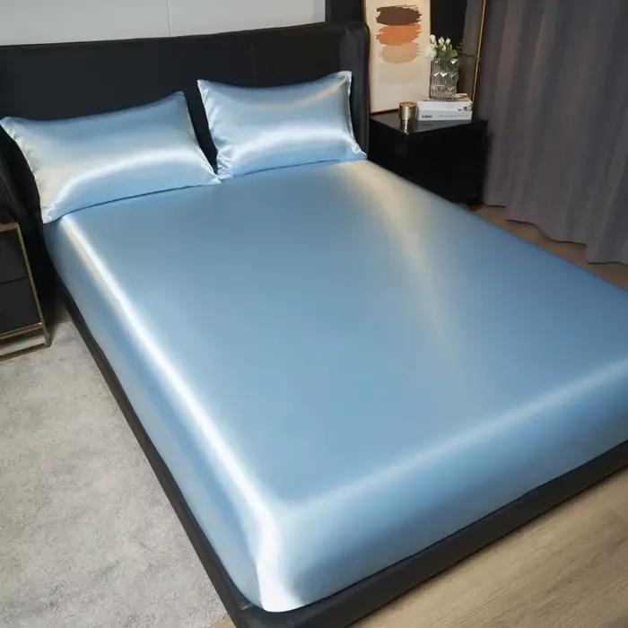 Drap-housse élégant en satin - Luxueux hauteur 35 cm