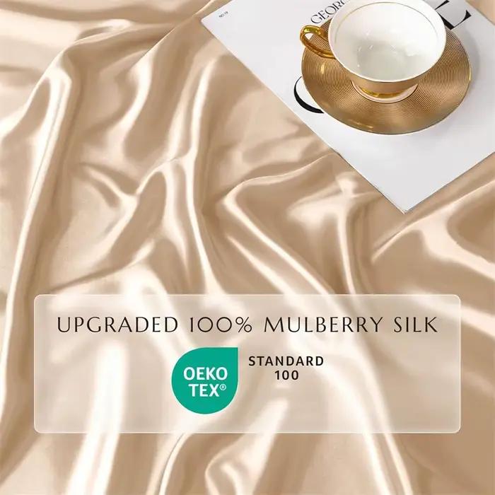 Drap plat 100% soie