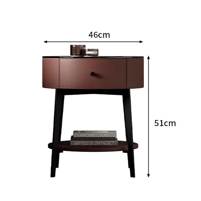 Table de chevet moderne de luxe avec rangement