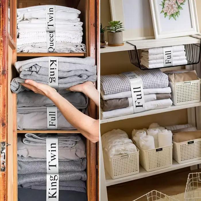 Bandeau de Rangement pour Draps de Lit King
