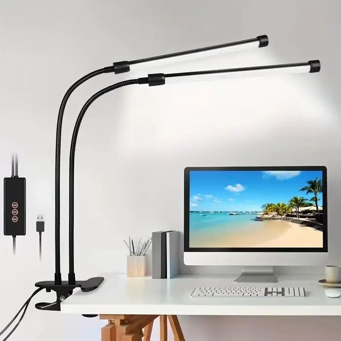 Lampe de bureau LED à Double/simple tête
