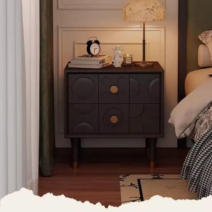 Tables De chevet simples européennes avec rangement beauté élégante