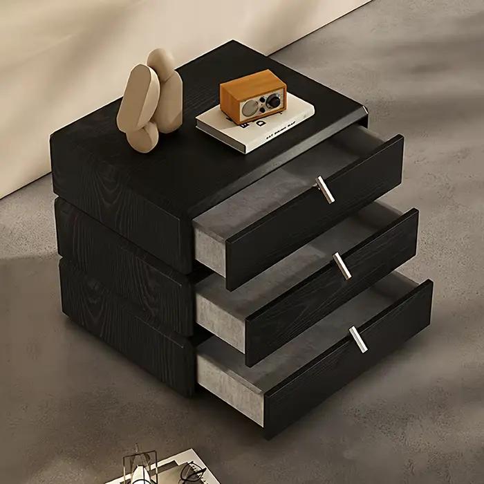 Table De Chevet moderne De luxe nordique minimaliste avec tiroirs