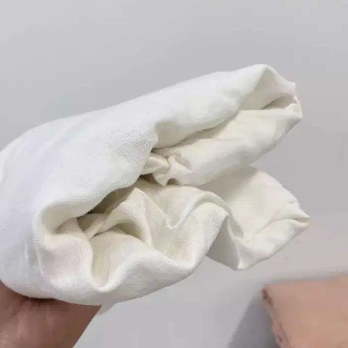Parure de lit 100% lin avec bande élastique