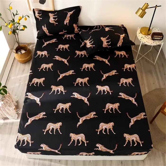 Housse de matelas imprimée pour lit, anti-poussière, protection intégrale, pour lits simples, doubles, queen et king size, 1 pièce, literie