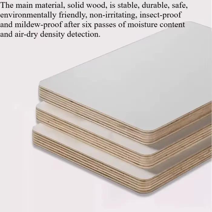 Table de chevet simple et étroite avec rangement