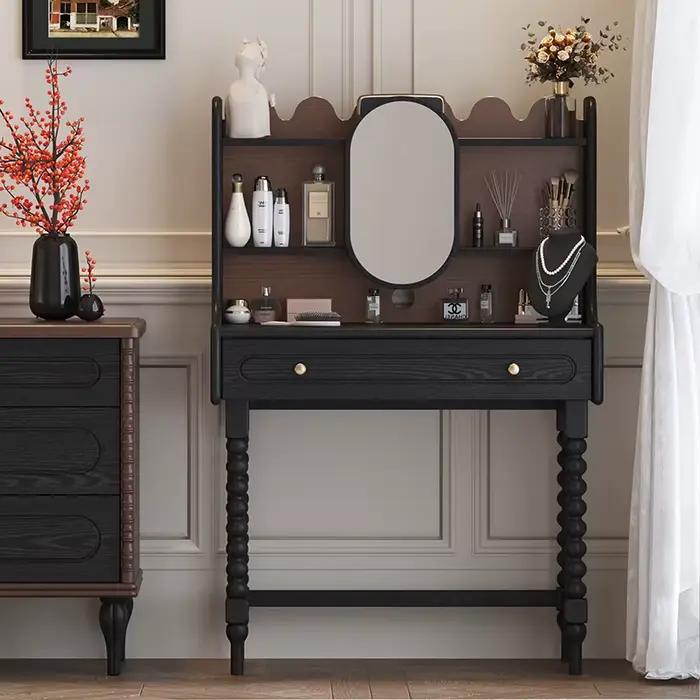 Grande coiffeuse de luxe au Design populaire moderne avec miroir et tiroirs