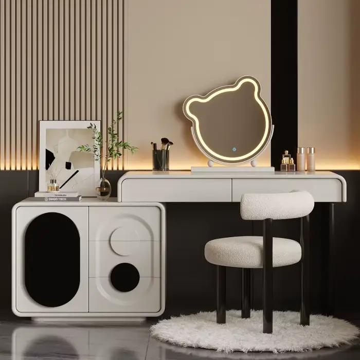 Organisateur conteneurs coiffeuse princesse fleurs bureau