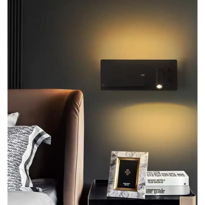 Applique murale Led à chargement sans fil