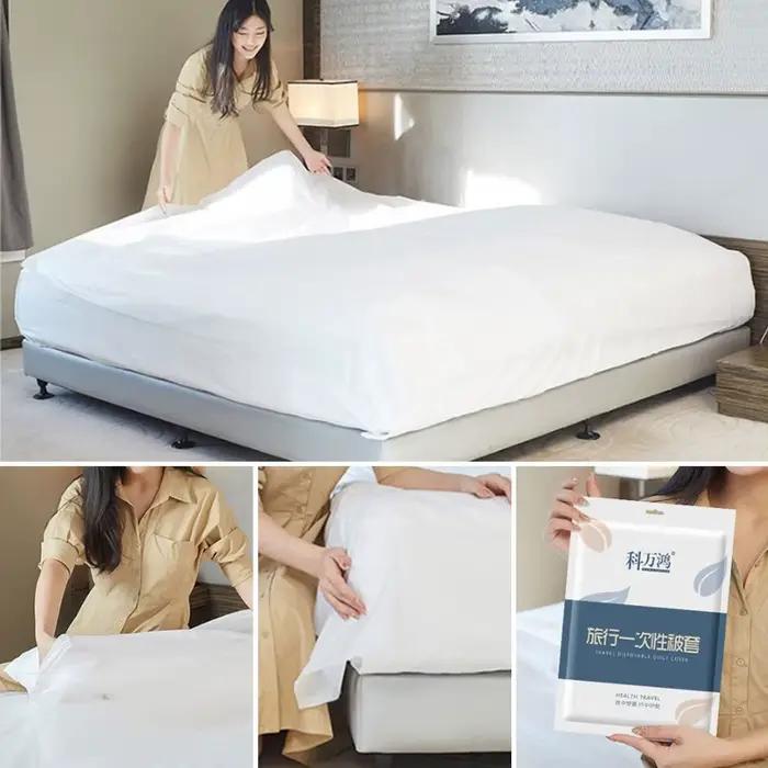 Drap de lit jetable 3/4 pièces