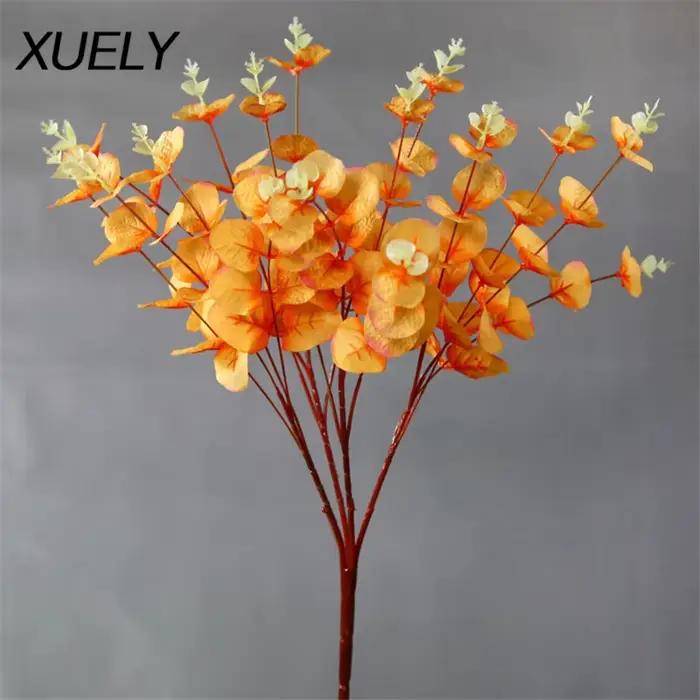 Feuilles d'eucalyptus artificielles pour la décoration intérieure