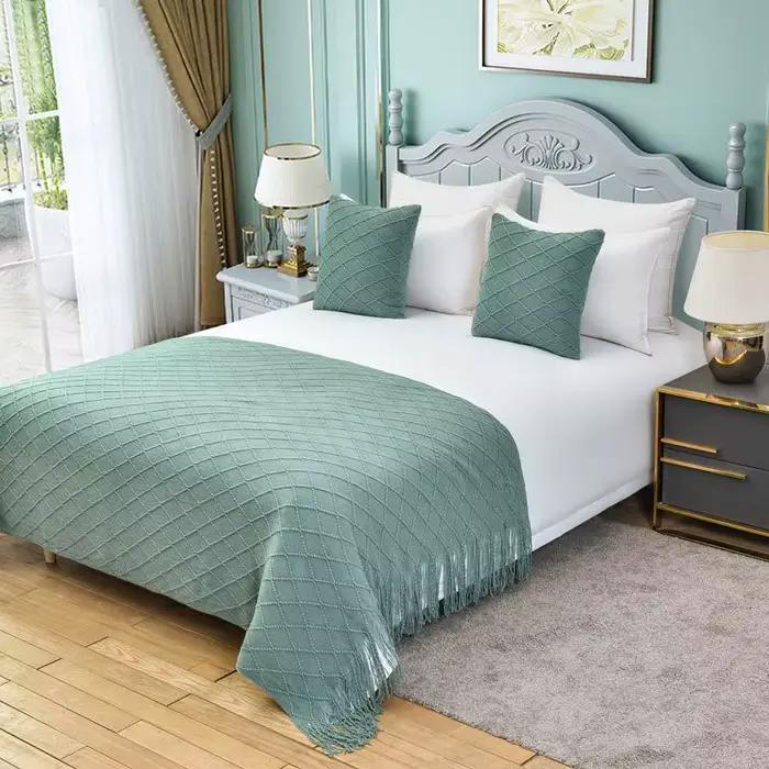 1 pièce Couvre-lits, Chemins de lit et Jetés de lit modernes à franges