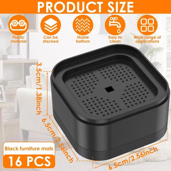 8/16 pièces rehausseurs de meubles robuste lit chaise Table rehaussement pied coussinet anti-dérapant sol protecteur