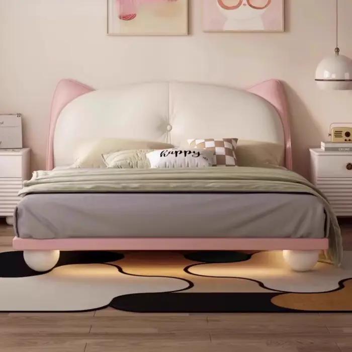 Veilleuse lit de rangement armoires esthétiques salon lits français princesse enfants Muebles Para dortoir accessoires pour la maison