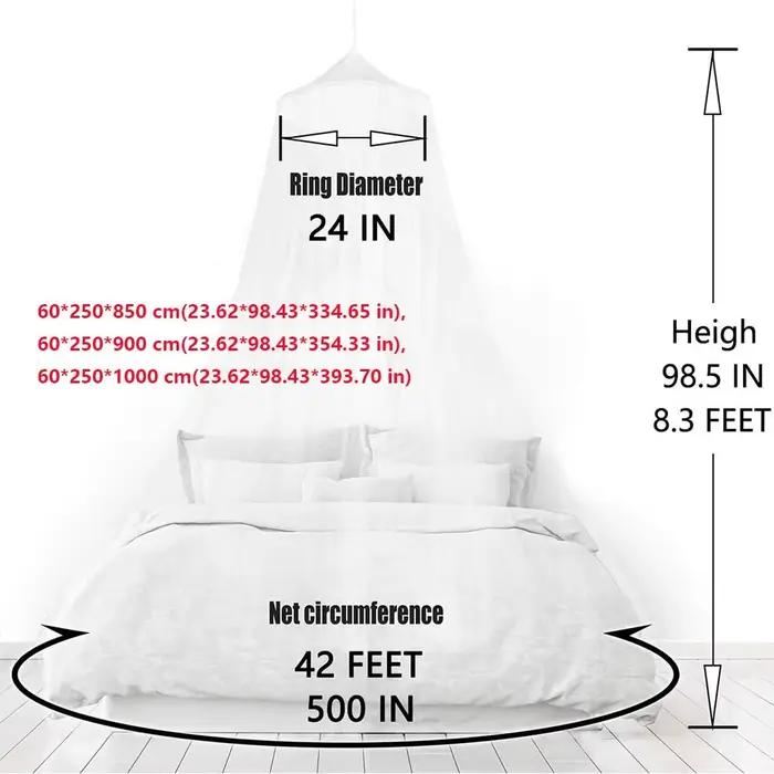 Moustiquaire dôme grande taille pour la maison