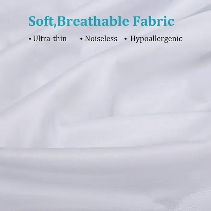 Housse de lit imperméable à fermeture éclair