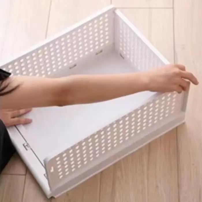 Boîtes de rangement pliantes pour vêtements