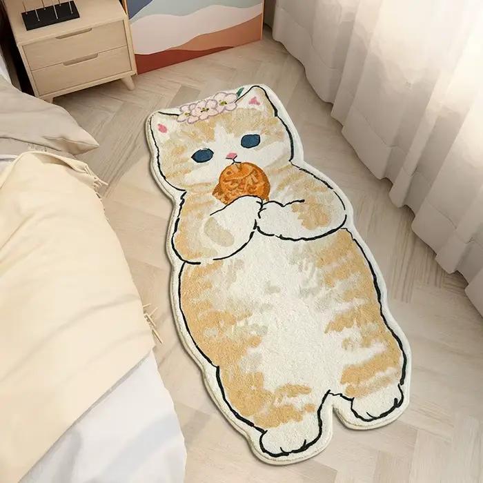 Tapis de chevet antidérapant pour chambre à coucher