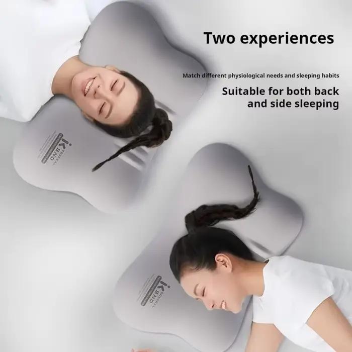 Oreiller ergonomique en mousse à mémoire de forme pour toutes les positions de sommeil