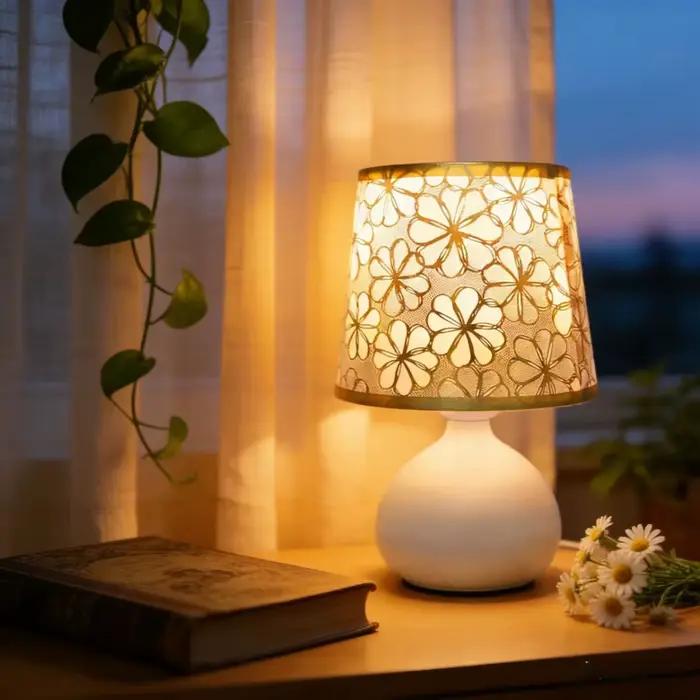 Les lampes de chevet de petite et moyenne taille conviennent à un usage domestique