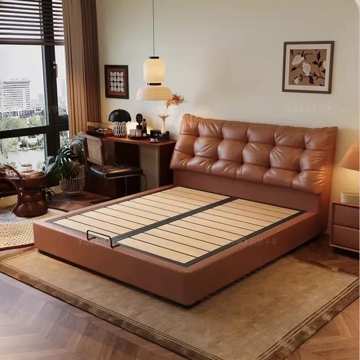 Lit Simple européen Design de beauté plancher nordique château