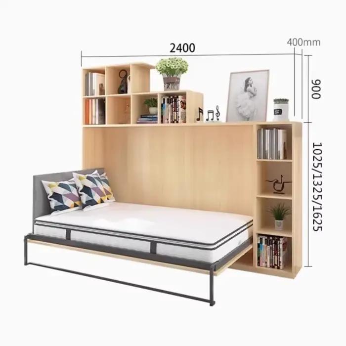 Armoires de rangement de lit fantaisie Queen Size