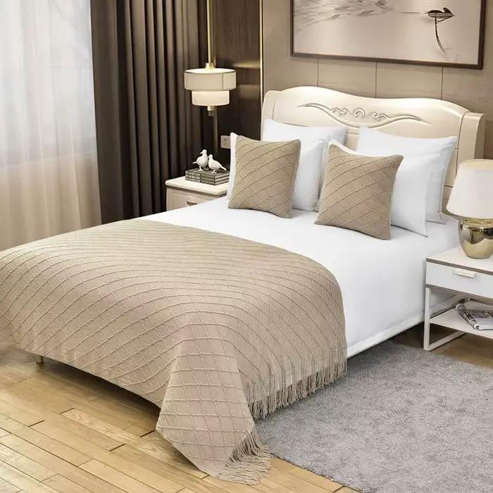 1 pièce Couvre-lits, Chemins de lit et Jetés de lit modernes à franges