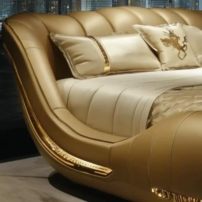 Style de sommeil notre lit Queen moderne lit Double à la mode enfants Design élégant n'importe quel thème de chambre Cama Casal décoration de la maison