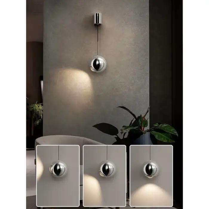Applique murale de chevet réglable pour chambre à coucher